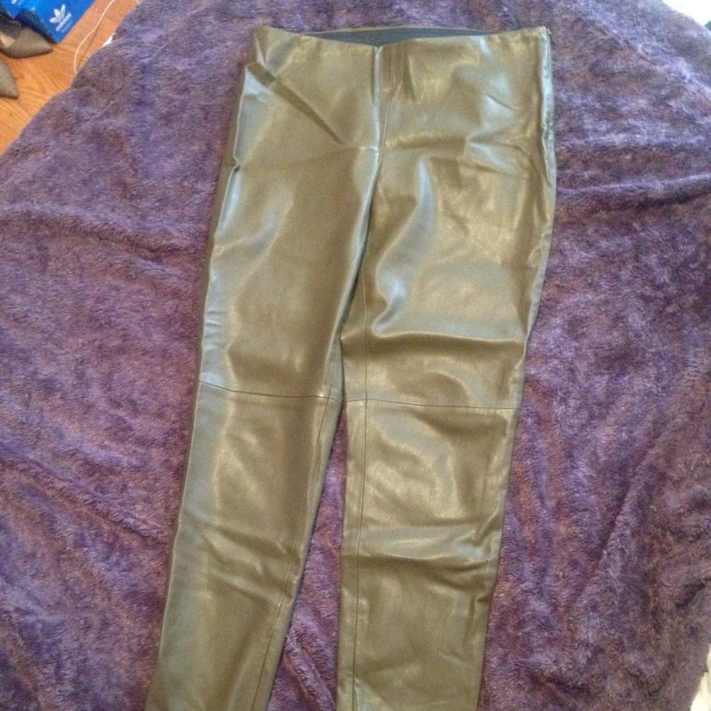 Zara faux leather pants (Butter soft)