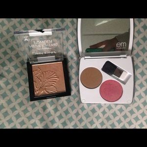 Blush bronzer and highlighter