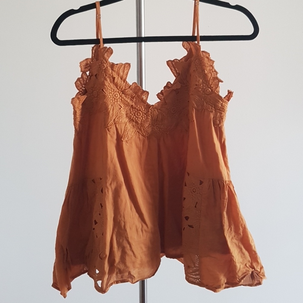H&M Embroidered Tank Top