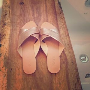 Raye Gold Sandals