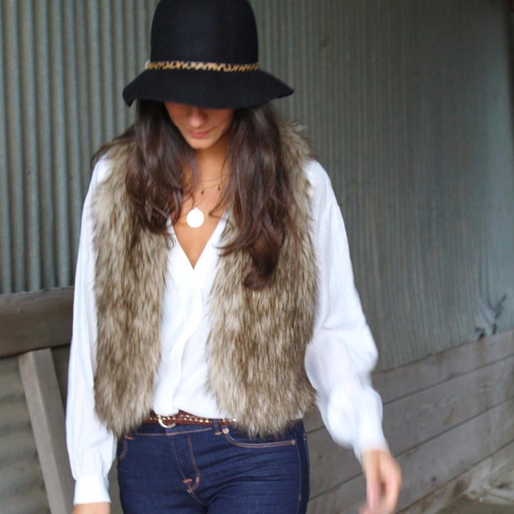 *LAST CHANCE* Anthropologie Reversible Faux Fur