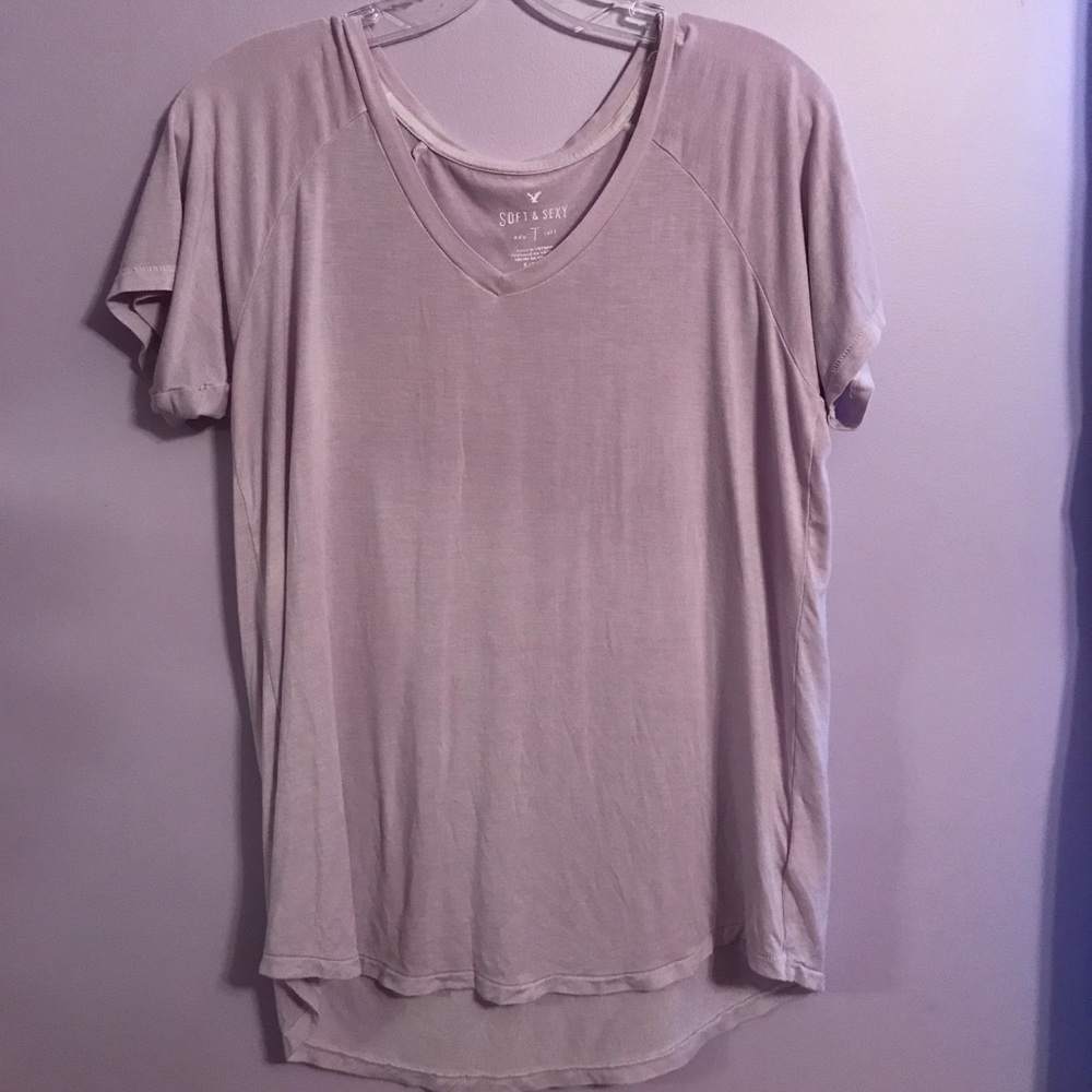 Purple AEO Tee