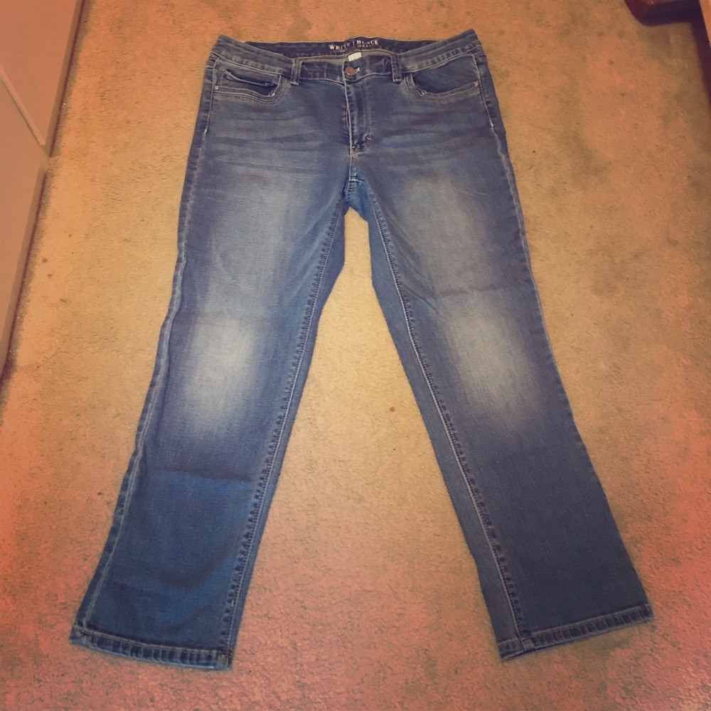White House Black Market Crop Denim
