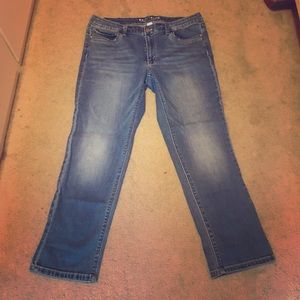 White House Black Market Crop Denim