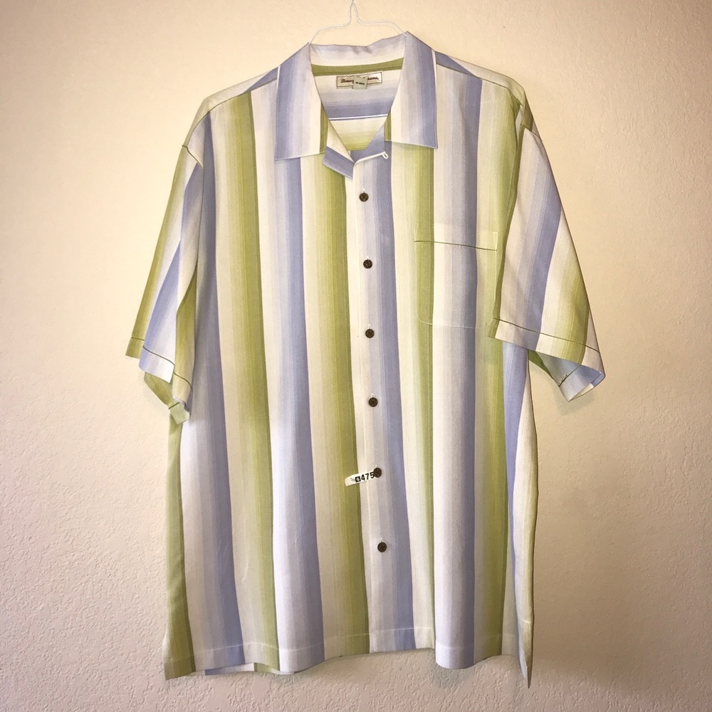 Tommy Bahama Silk Shirt, Stripes