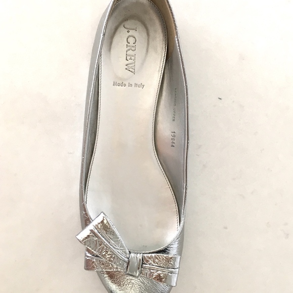 J CREW WOMEN'S MIRRORED BALLET FLATS SZ 9 - Picture 3 of 5