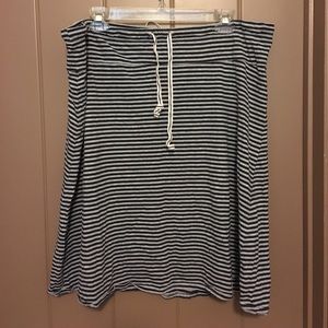 casual striped skirt