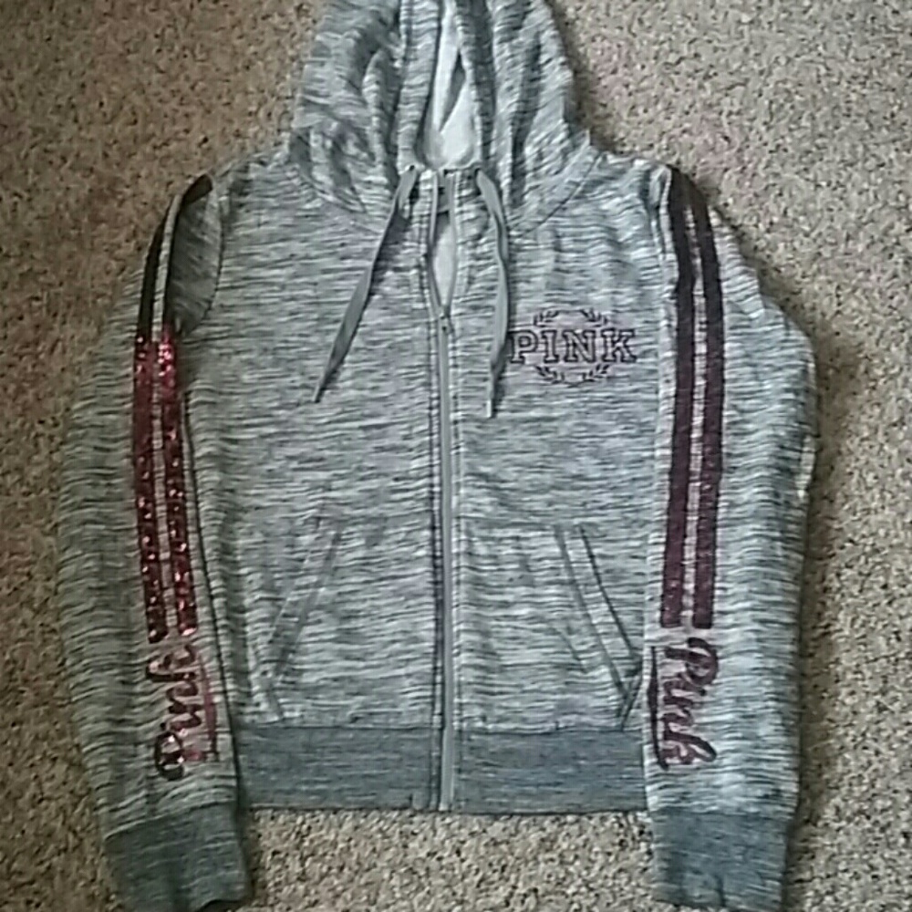 PINK RUBY BLING SWEATSHIRT SIZE LARGE