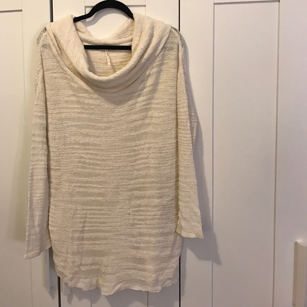 Free People Cream Sweater