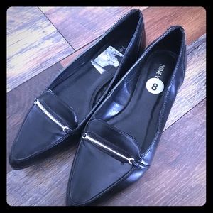 Nine West black flats