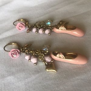 Vintage Betsey Ballerina Earrings