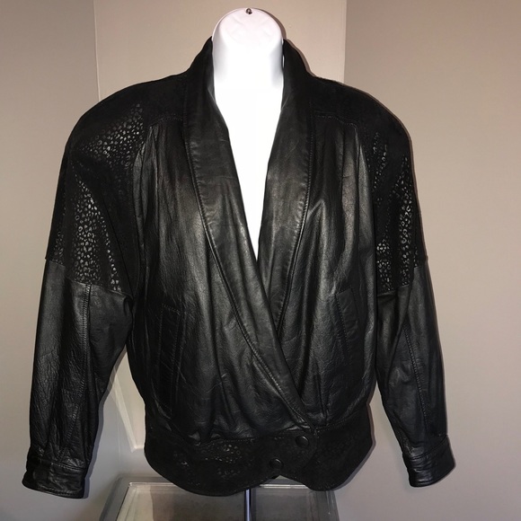 byrnes & baker Jackets & Blazers - Black Leather Thinsulate Moto Jacket