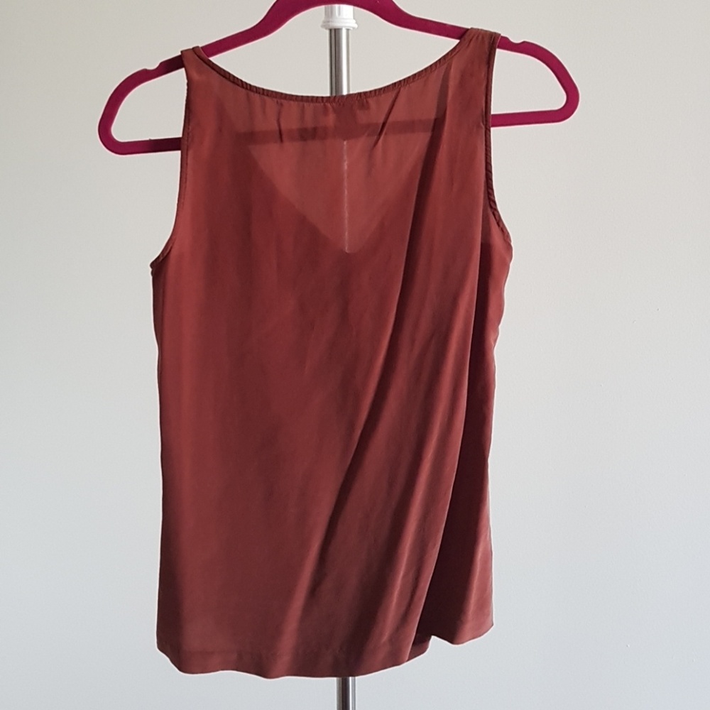 Ruffled Silk Tank - Picture 2 of 4