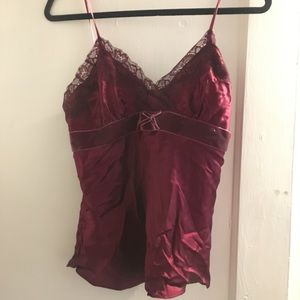 Beautiful satin, lace & velvet I.N.C. Cami- 6