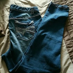 Jeggings denim color