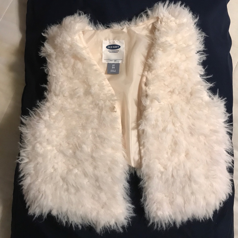 Toddler Old Navy Faux Fur Vest