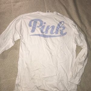 Vs pink campus long sleeve// crew neck