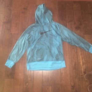 Blue Nike hoodie