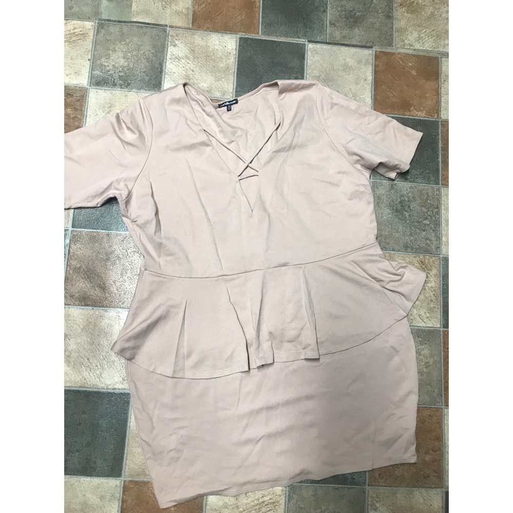 Plus size peplum dress!