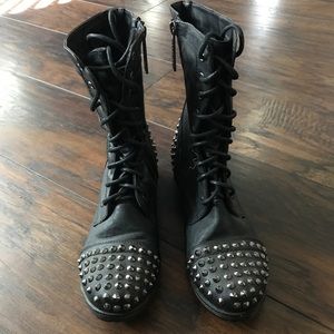 Studded boots