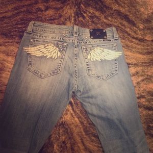 Miss Me Jeans Angel Wings Size 31