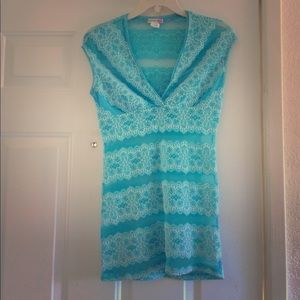 Sheer lace top