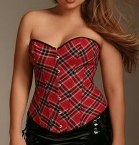 🌹NWOT Plaid Corset🌹