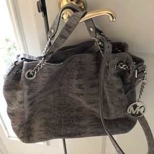 Authentic Michael Kota. Snakeskin bag