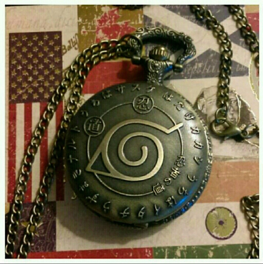Naruto Anime pocket watch