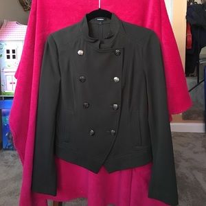 Express Charcoal Grey Military Jacket (size 2)