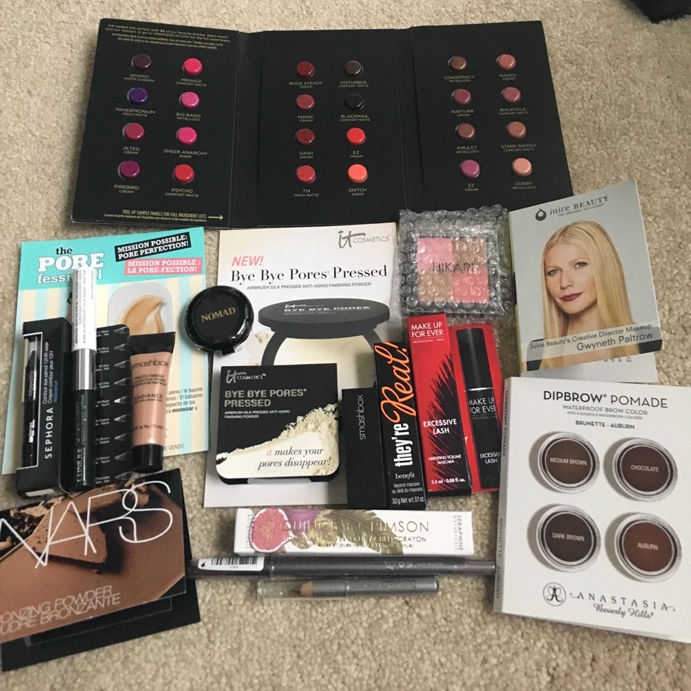 Makeup Sample LOT 🖤 Smashbox, Urban Decay, & more