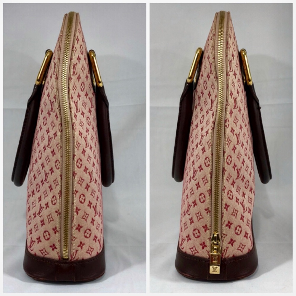 Authentic LV Pink Mini Lin Haut Alma Long - Picture 3 of 8