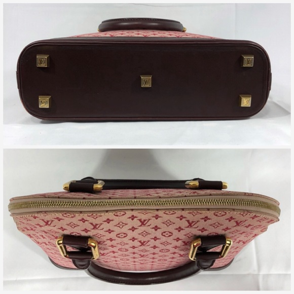 Authentic LV Pink Mini Lin Haut Alma Long - Picture 4 of 8
