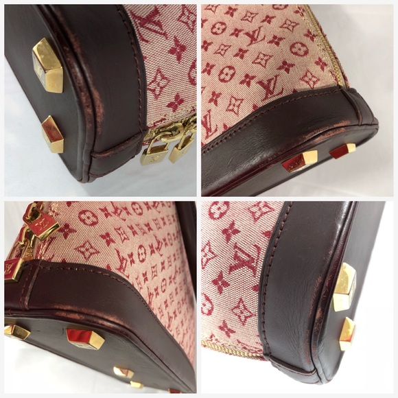 Authentic LV Pink Mini Lin Haut Alma Long - Picture 5 of 8