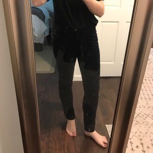 Dark blue corduroy pants