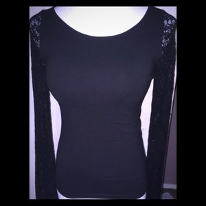 VS by Love Sex Money Lace Sleeve Seamless Top-XS/S