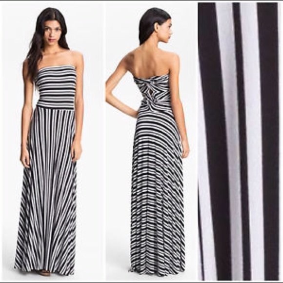 Felicity and coco Dresses & Skirts - NWT Felicity&coco  white black stripe maxi dress