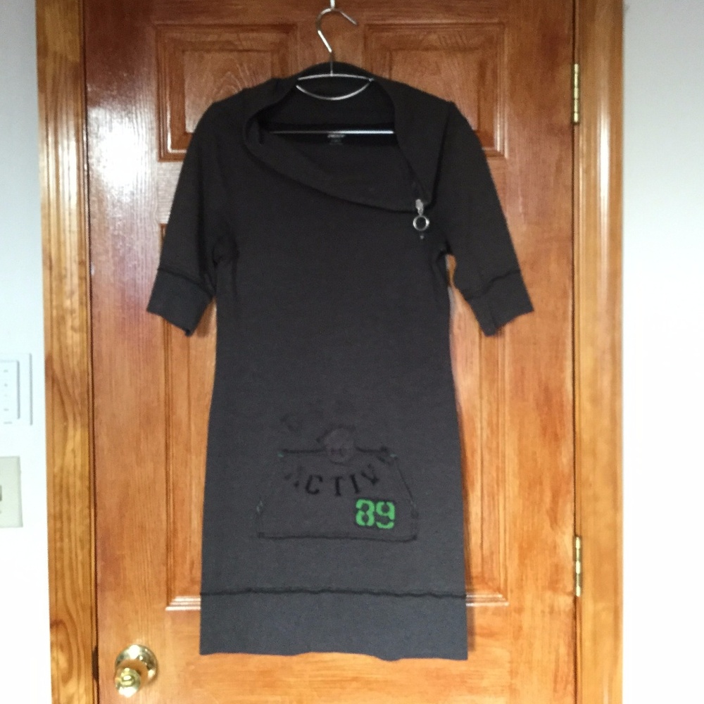 *SOLD* DKNY Asymmetric Sweater-Dress