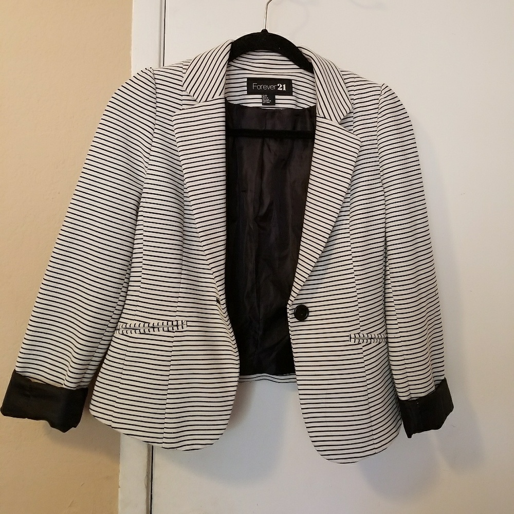 Striped blazer