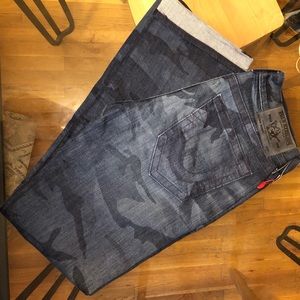 True Religion Camo Print Jeans