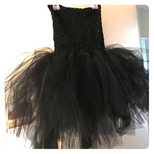 Girls black tutu hand made by Etsy