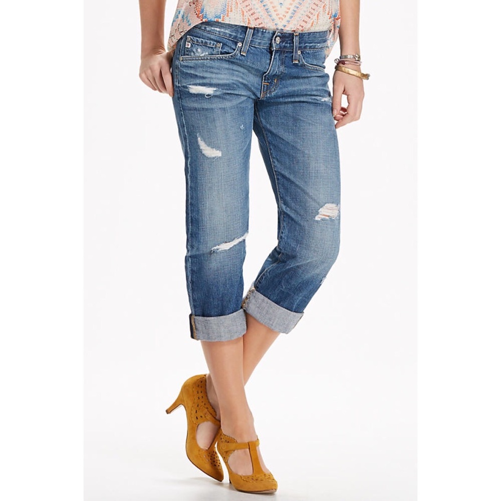 Ag Ex-Boyfriend Crop Jeans