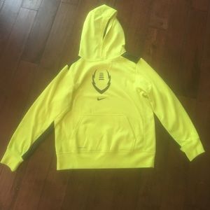Neon yellow Nike hoodie