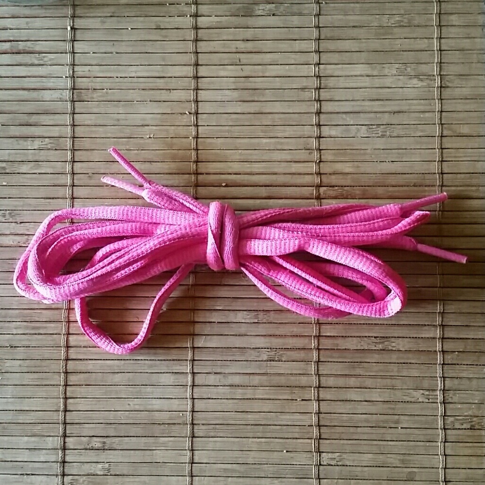 Hot pink shoe laces NWOT