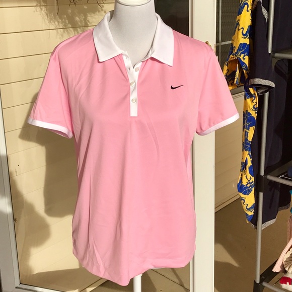 baby pink nike shirt