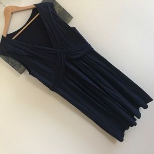 Darling tank midi dress with twist front detail