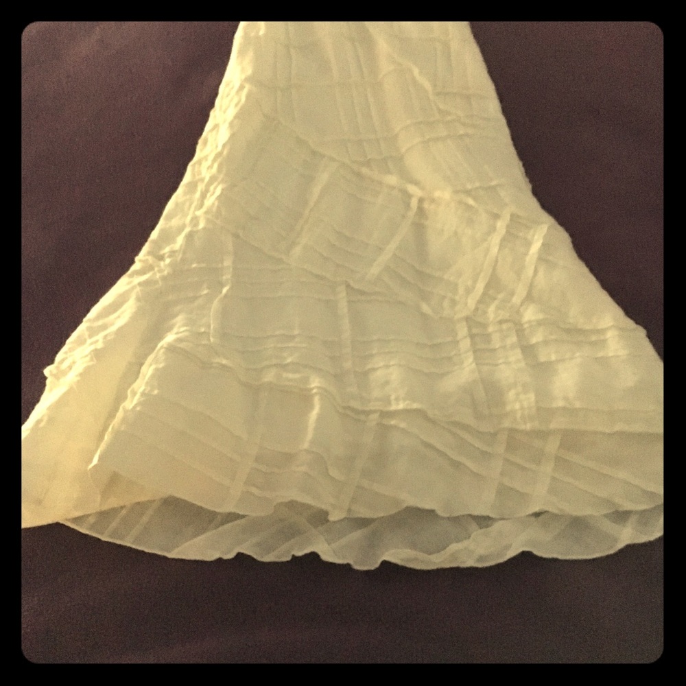 White, J .Jill Midi Skirt