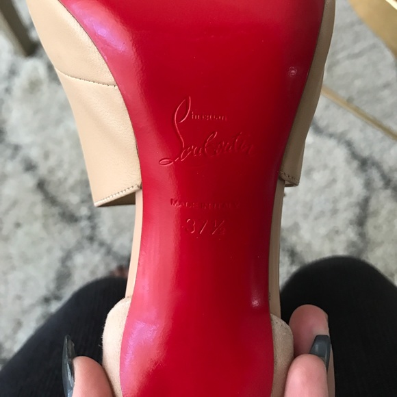 Christian Louboutin tan shoes - Picture 6 of 8