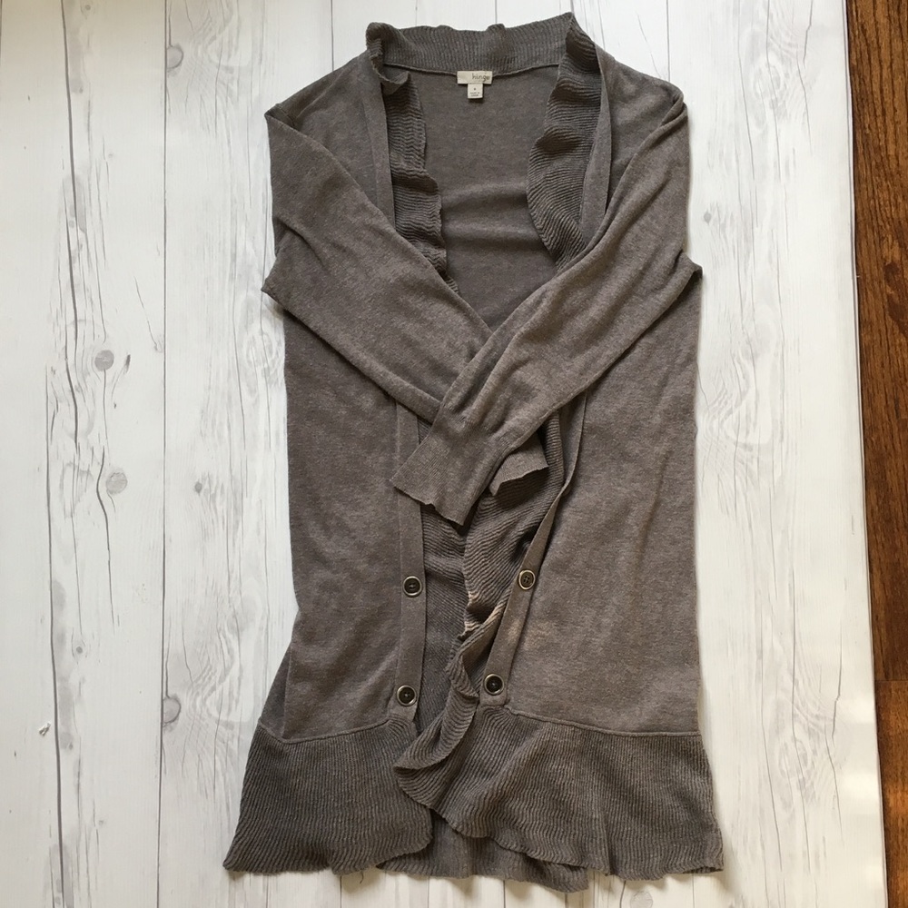 Long Grey Cardigan