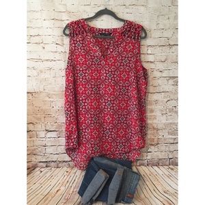 Zac&Rachel Bandana Pattern Tank Top Blouse Zac&Rachel Bandana Pattern Tank Top Blouse